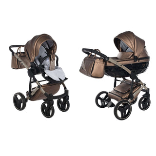 Junama fluo bronze — pram & pushchair set, made in Europe | Butterflies Baby UK