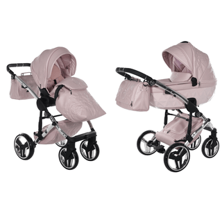 Junama pink — pram & pushchair set, made in Europe | Butterflies Baby UK