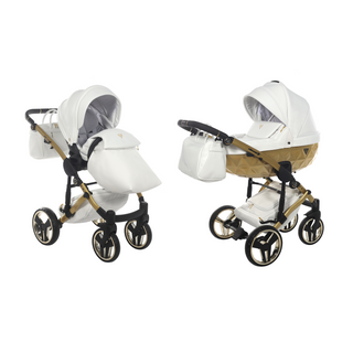 Fluo Individual Satin White & Gold