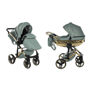 Junama green — pram & pushchair set, made in Europe | Butterflies Baby UK