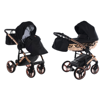 Fluo Individual Mirror Black & Rose Gold