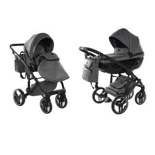 Junama core black — pram & pushchair set, made in Europe | Butterflies Baby UK