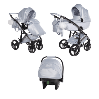 Junama blue — pram & pushchair set, made in Europe | Butterflies Baby UK