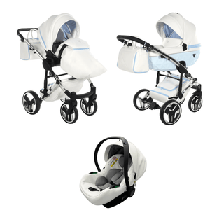 Junama blue — pram & pushchair set, made in Europe | Butterflies Baby UK
