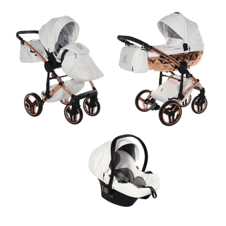 Junama gold — pram & pushchair set, made in Europe | Butterflies Baby UK