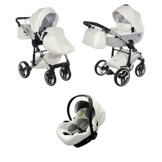 Fluo Individual Satin White & Silver