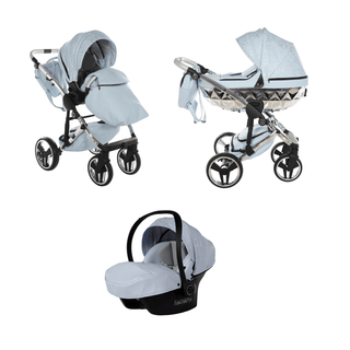 Junama blue — pram & pushchair set, made in Europe | Butterflies Baby UK