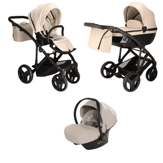 Junama beige — pram & pushchair set, made in Europe | Butterflies Baby UK