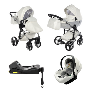 Fluo Individual Satin White & Silver