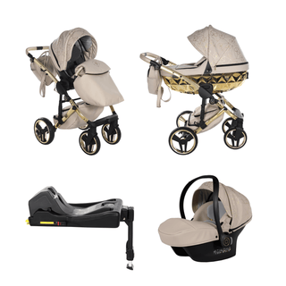 Junama beige — pram & pushchair set, made in Europe | Butterflies Baby UK