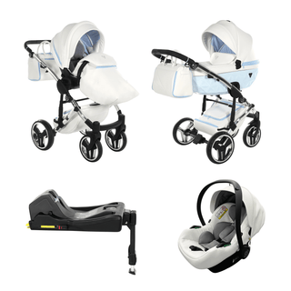 Junama blue — pram & pushchair set, made in Europe | Butterflies Baby UK