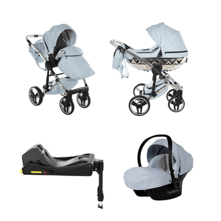 Junama blue — pram & pushchair set, made in Europe | Butterflies Baby UK