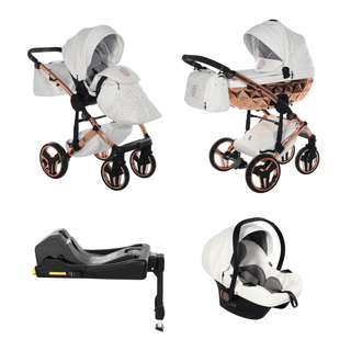 Junama gold — pram & pushchair set, made in Europe | Butterflies Baby UK
