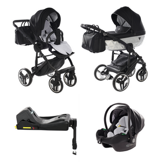 Fluo Individual Satin Black & Silver