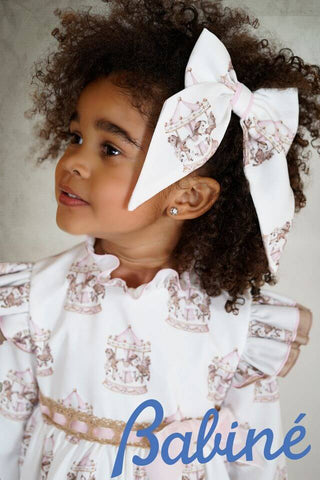 Butterflies Baby PRE ORDER - Babine Carousel Bow – Butterflies Baby