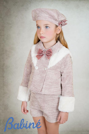 Babine Babine Tweed Jacket & Shorts AW25 Collection – AW25 made in Spain | Butterflies Baby UK