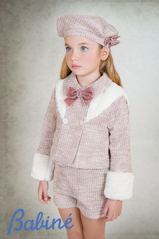Babine Babine Tweed Jacket & Shorts AW25 Collection – AW25 made in Spain | Butterflies Baby UK