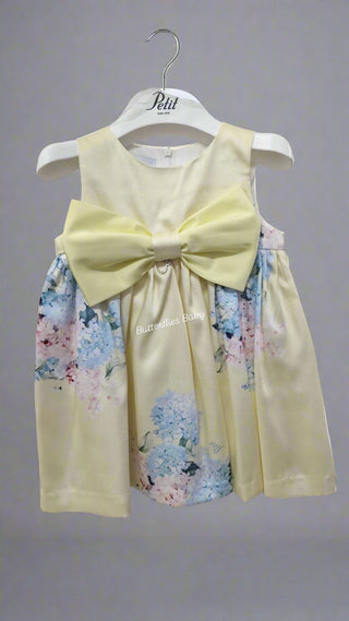 Petit Italia Lemon Floral Dress
