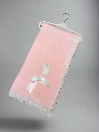 Lace Blanket Pink