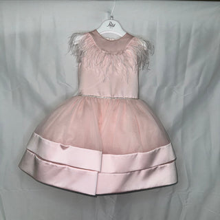 Petit Italia Feather Occasion Dress