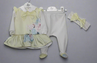 Petit Italia Lemon Floral Layette