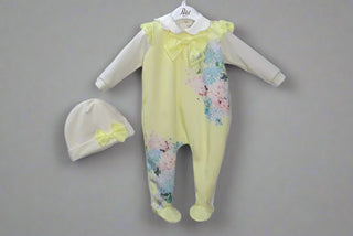 Petit Italia Lemon Floral Layette