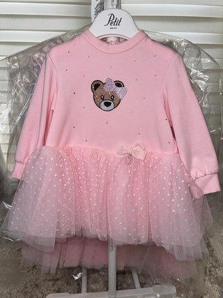 Pink Teddy Bear Dress