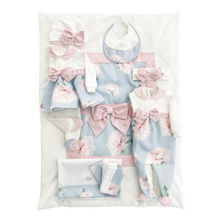 Petit Italia Blue & Rose Pink Layette