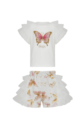 Daga Twinkle Flight Top & Short Set (image 2) | Butterflies Baby UK