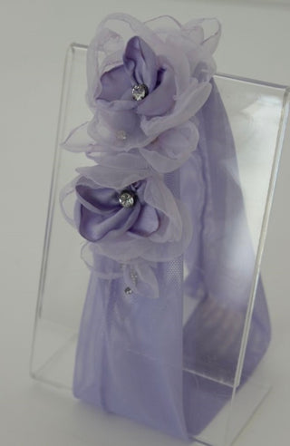 Lilac Flower Embellished Dress