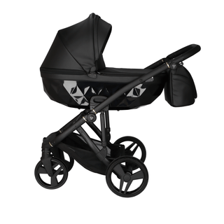 Junama black — pram & pushchair set, made in Europe | Butterflies Baby UK