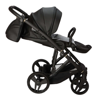 Junama black — pram & pushchair set, made in Europe | Butterflies Baby UK