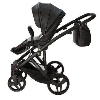 Junama black — pram & pushchair set, made in Europe | Butterflies Baby UK